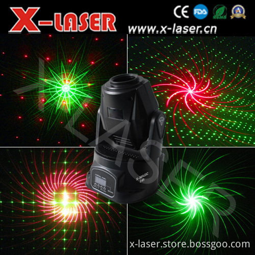 Red&Green Kaleidoscope Moving Head Laser
